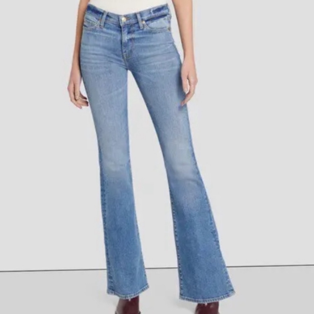 7 for all Mankind- mid-rise ALI jean, Tribecca light wash